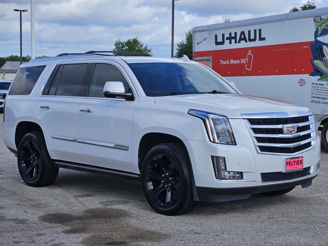 Crystal White Tricoat 2019 Cadillac Escalade Premium Luxury RWD SUV / Crossover Rear-Wheel Drive