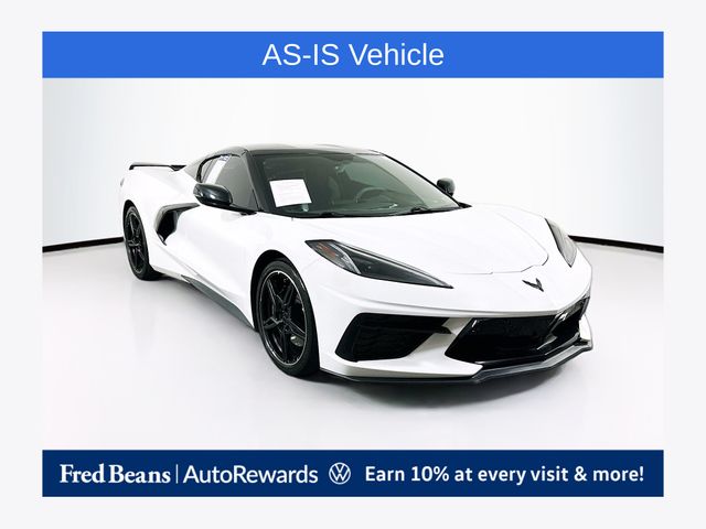 Arctic White 2020 Chevrolet Corvette Coupe Rear-Wheel Drive 8-Speed Dual Clutch
