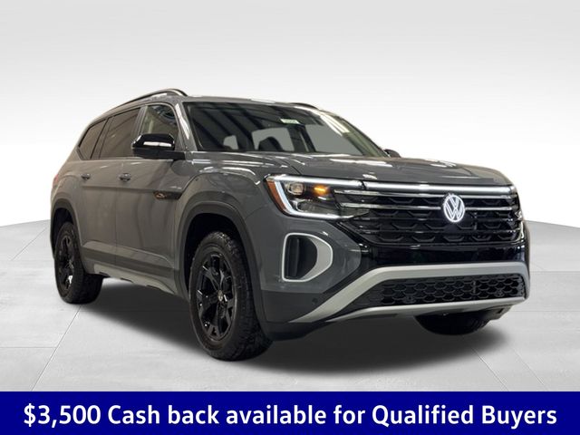 Pure Gray 2026 Volkswagen Atlas SUV / Crossover All-Wheel Drive 8-Speed Automatic