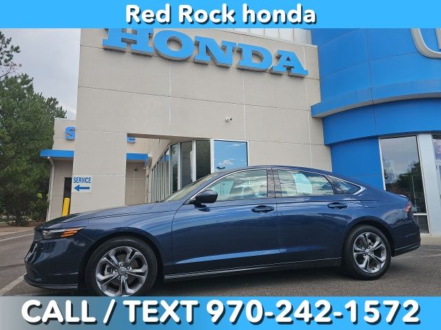 Canyon River Blue Metallic 2024 Honda Accord Sedan Front-Wheel Drive Continuously Variable Transmission