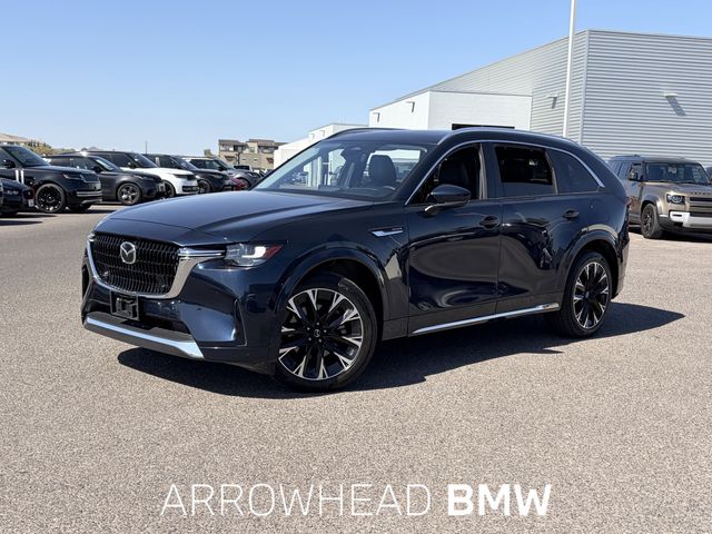 Deep Crystal Blue Mica 2024 Mazda CX-90 3.3 Turbo S AWD SUV / Crossover All-Wheel Drive 8-Speed Automatic