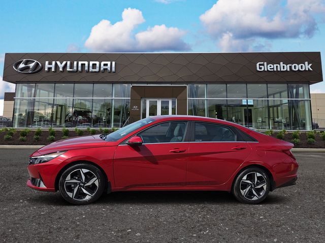 Scarlet Red Pearl 2023 Hyundai Elantra Sedan Front-Wheel Drive Continuously Variable Transmission