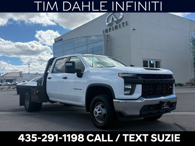 Summit White 2022 Chevrolet Silverado 3500HD Work Truck Crew Cab LB 4WD Pickup Truck Four-Wheel Drive Automatic