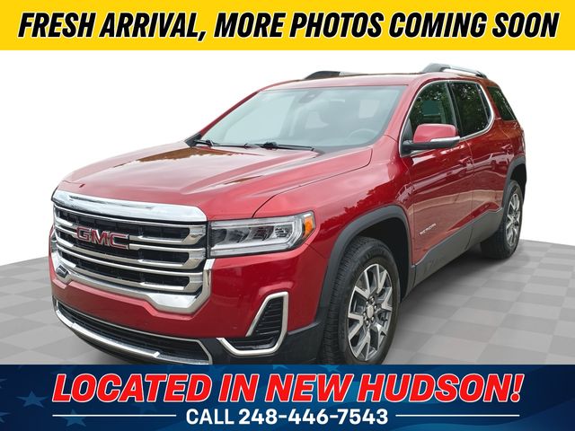 Cayenne Red Tintcoat 2021 GMC Acadia SLE AWD SUV / Crossover Four-Wheel Drive 9-Speed Automatic