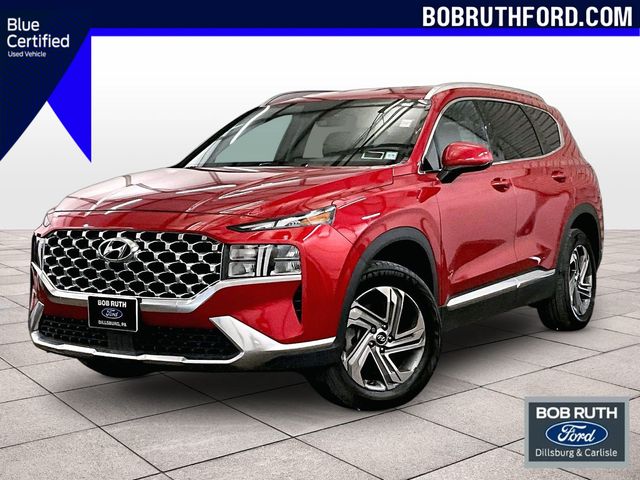 2021 Hyundai Santa Fe SEL Red at Bob Ruth Ford