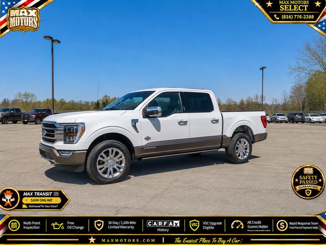 Star White Metallic Tri-Coat 2022 Ford F-150 Pickup Truck Four-Wheel Drive Automatic