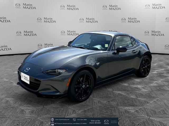 Machine Gray Metallic 2019 Mazda MX-5 Miata RF Club RWD Convertible Rear-Wheel Drive 6-Speed Automatic