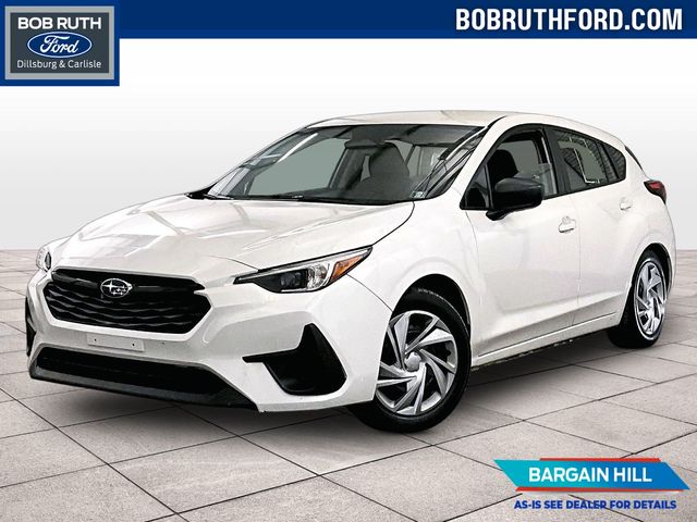 Crystal White Pearl 2024 Subaru Impreza Sedan All-Wheel Drive Continuously Variable Transmission