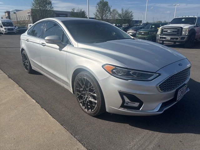 Ingot Silver Metallic 2019 Ford Fusion Titanium AWD Sedan All-Wheel Drive 6-Speed Automatic