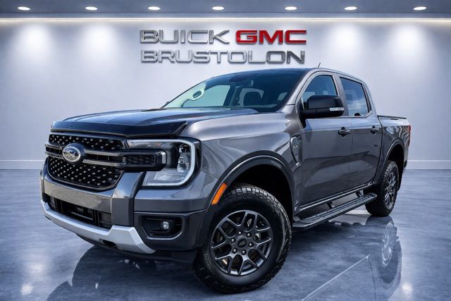 Gray 2024 Ford Ranger XLT SuperCrew 4WD Pickup Truck Four-Wheel Drive Automatic