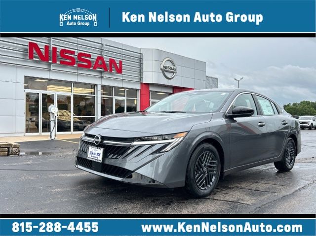 Gray (Gun Metallic) 2026 Nissan Sentra Sedan Front-Wheel Drive Continuously Variable Transmission