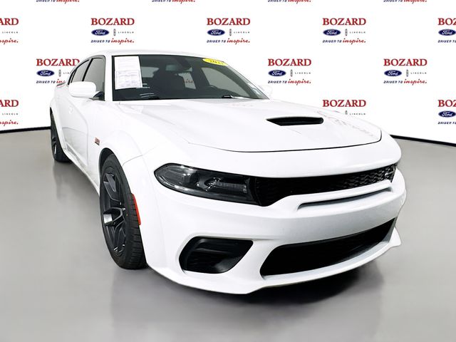 2021 White Knuckle Clearcoat Dodge Charger R/T Scat Pack Widebody Sedan