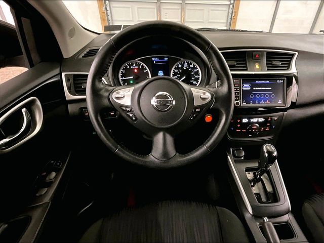 2019 Nissan Sentra SV Blue at Subaru and VW of Moon Township