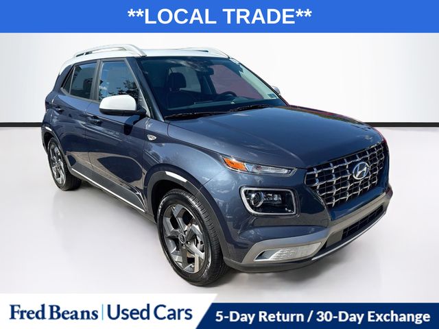 Denim w/White Roof 2023 Hyundai Venue SUV / Crossover Front-Wheel Drive Continuously Variable Transmission