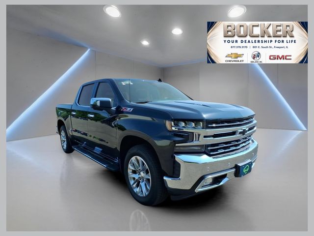 Black 2020 Chevrolet Silverado 1500 Pickup Truck Four-Wheel Drive Automatic