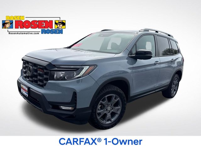 Gray 2024 Honda Passport SUV / Crossover All-Wheel Drive 9-Speed Automatic