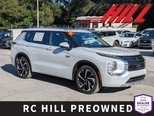 White Diamond 2023 Mitsubishi Outlander Hybrid Plug-in SUV / Crossover All-Wheel Drive 1-Speed Automatic