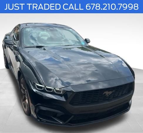 Shadow Black 2024 Ford Mustang Coupe Rear-Wheel Drive Automatic
