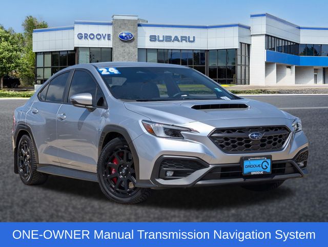 Ice Silver Metallic 2024 Subaru WRX Sedan All-Wheel Drive 6-Speed Manual