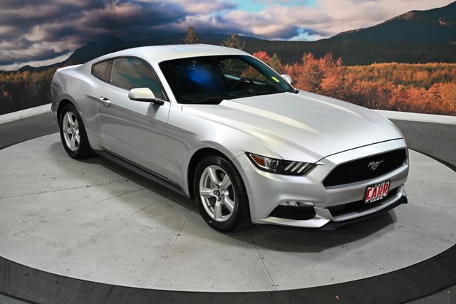 Ingot Silver 2017 Ford Mustang Coupe Rear-Wheel Drive 6-Speed Manual