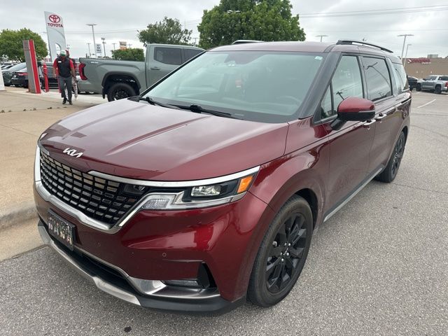 Flare Red 2024 Kia Carnival SX FWD Minivan Front-Wheel Drive 8-Speed Automatic