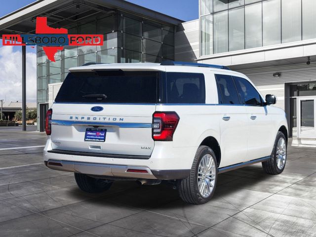 2024 Star White Metallic Tri-Coat Ford Expedition Max Limited 4X4 SUV