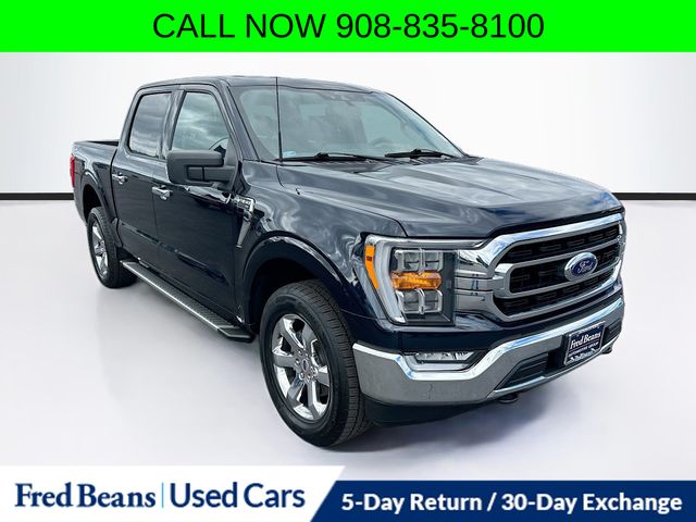 Antimatter Blue Metallic 2022 Ford F-150 Pickup Truck Four-Wheel Drive Automatic