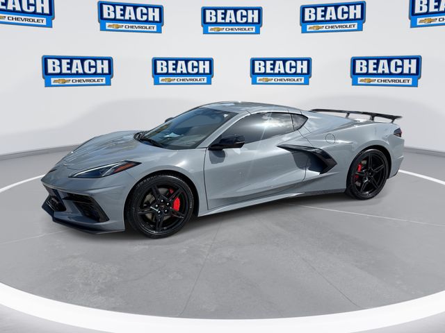Gray 2025 Chevrolet Corvette Coupe Rear-Wheel Drive 8-Speed Dual Clutch