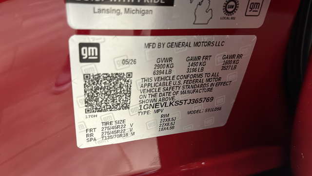 New 2026 Radiant Red Tintcoat Chevrolet RS image 27