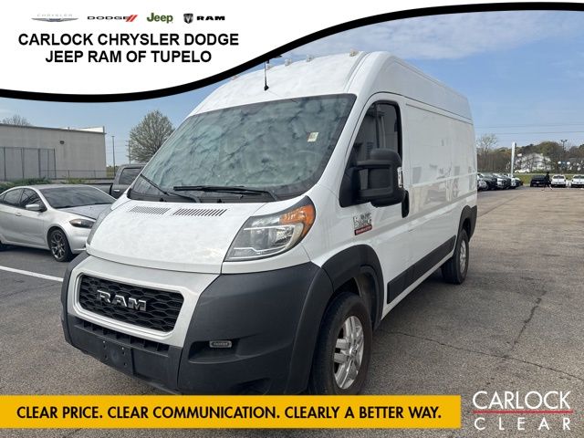 Bright White Clearcoat 2020 RAM ProMaster 2500 136 High Roof Cargo Van FWD Van Front-Wheel Drive 6-Speed Automatic