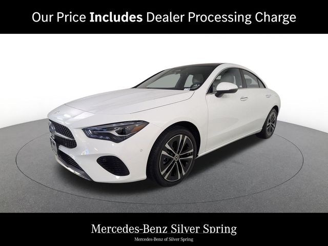 Polar White 2026 Mercedes-Benz CLA Coupe All-Wheel Drive 8-Speed Dual Clutch