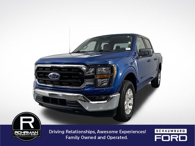 Blue Metallic 2023 Ford F-150 Pickup Truck Four-Wheel Drive Automatic