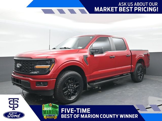 Red Metallic 2024 Ford F-150 Pickup Truck Four-Wheel Drive Automatic