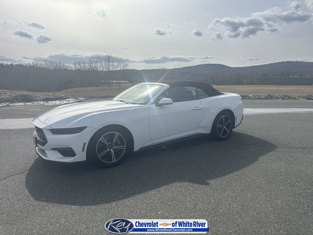 Oxford White 2025 Ford Mustang EcoBoost Premium Convertible RWD Convertible Rear-Wheel Drive Automatic