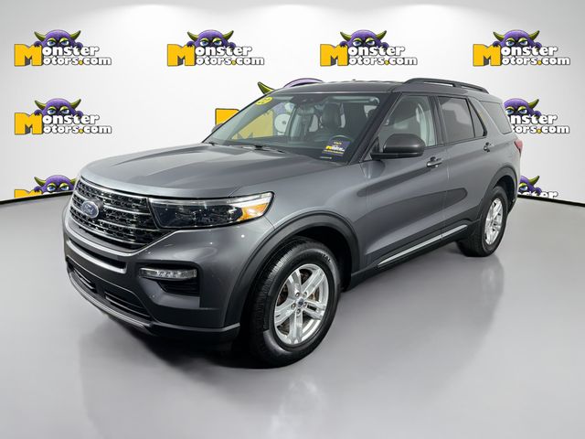 Gray Metallic 2022 Ford Explorer XLT AWD SUV / Crossover All-Wheel Drive Automatic