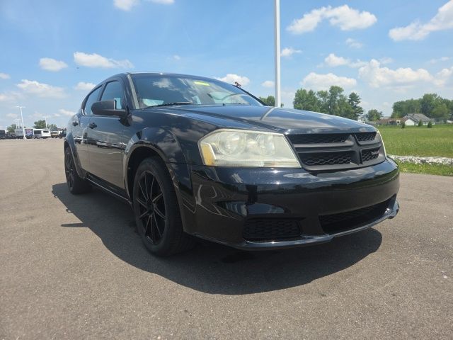 Black Clearcoat 2013 Dodge Avenger Sedan Front-Wheel Drive 4-Speed Automatic