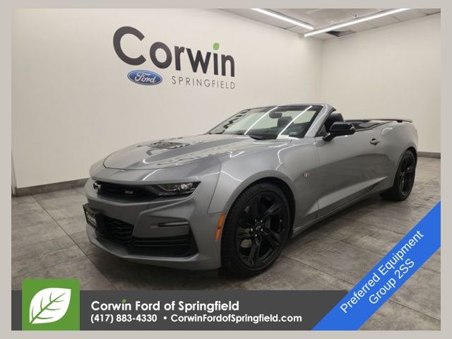 Sharkskin Metallic 2023 Chevrolet Camaro 2SS Convertible RWD Convertible Rear-Wheel Drive Automatic