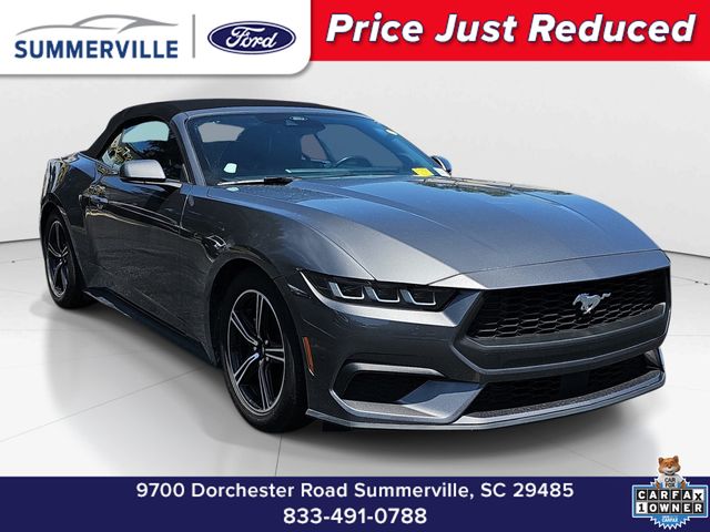 Carbonized Gray Metallic 2024 Ford Mustang Convertible Rear-Wheel Drive Automatic