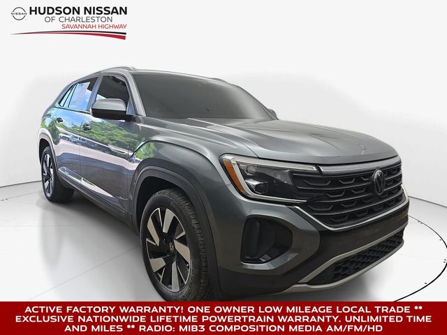 Platinum Gray Metallic 2024 Volkswagen Atlas Cross Sport SUV / Crossover Front-Wheel Drive 8-Speed Automatic