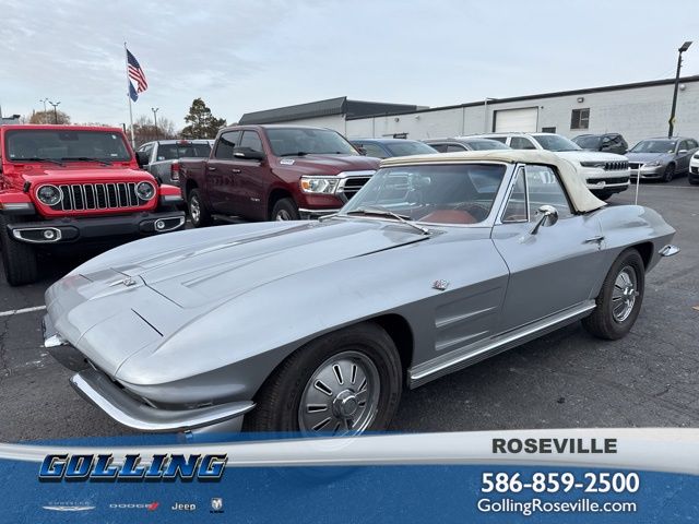 Gray 1964 Chevrolet Corvette Coupe Manual