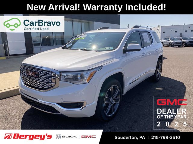 White Frost Tricoat 2019 GMC Acadia SUV / Crossover Four-Wheel Drive 6-Speed Automatic