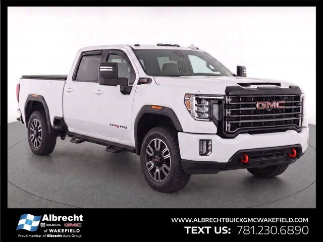 Summit White 2021 GMC Sierra 2500HD Pickup Truck Four-Wheel Drive Automatic