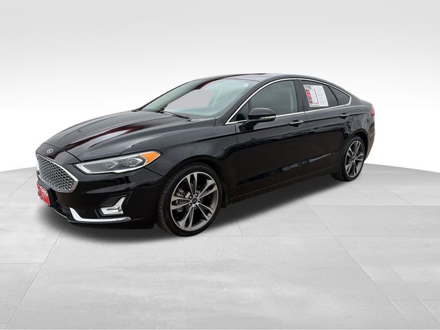 Agate Black Metallic 2020 Ford Fusion Titanium AWD Sedan All-Wheel Drive 6-Speed Automatic