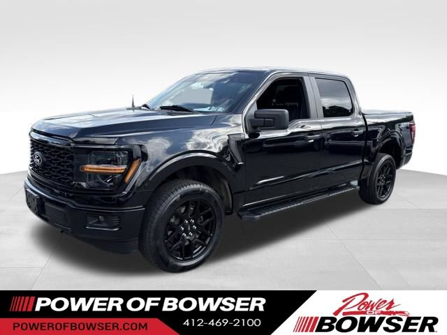 Black Metallic 2024 Ford F-150 Pickup Truck Four-Wheel Drive Automatic