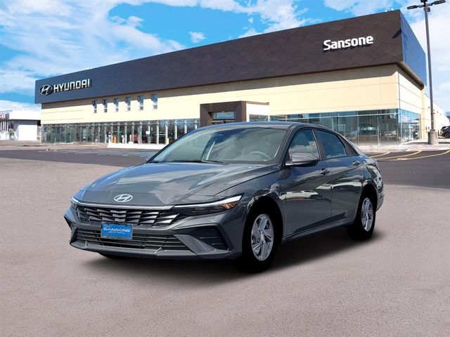 Gray 2026 Hyundai Elantra Sedan Front-Wheel Drive Continuously Variable Transmission