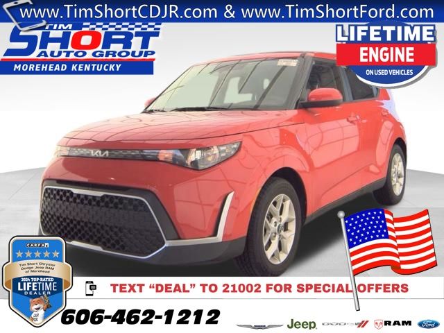 Inferno Red 2025 Kia Soul LX FWD SUV / Crossover Front-Wheel Drive Continuously Variable Transmission