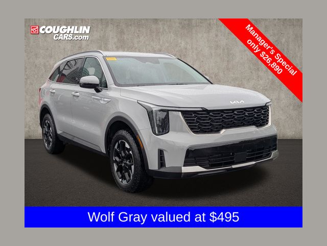 Wolf Gray 2024 Kia Sorento SUV / Crossover All-Wheel Drive 8-Speed Automatic