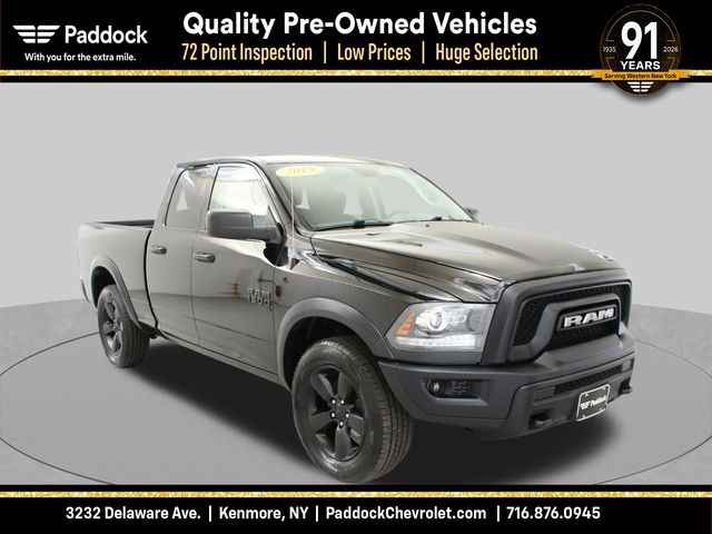 Diamond Black Crystal Pearlcoat 2019 RAM 1500 Pickup Truck Four-Wheel Drive 8-Speed Automatic