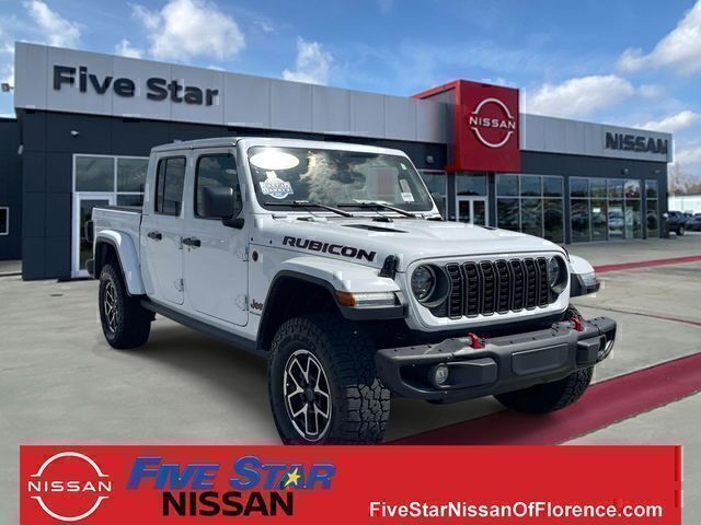 Bright White Clearcoat 2025 Jeep Gladiator Pickup Truck Four-Wheel Drive 8-Speed Automatic