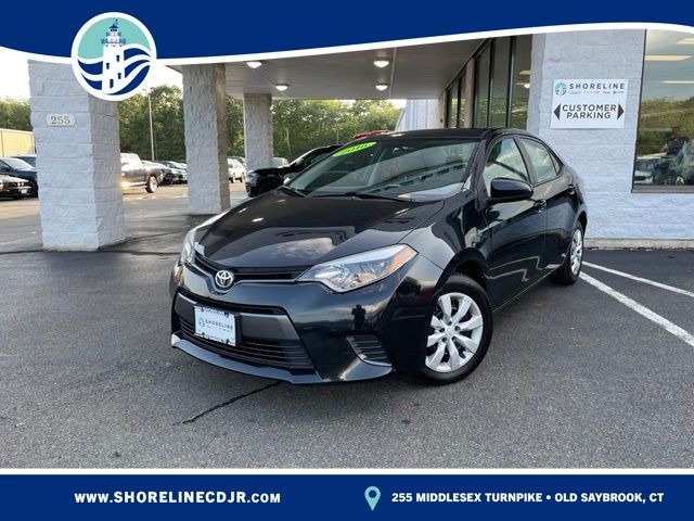 Black 2016 Toyota Corolla Sedan Front-Wheel Drive 4-Speed Automatic